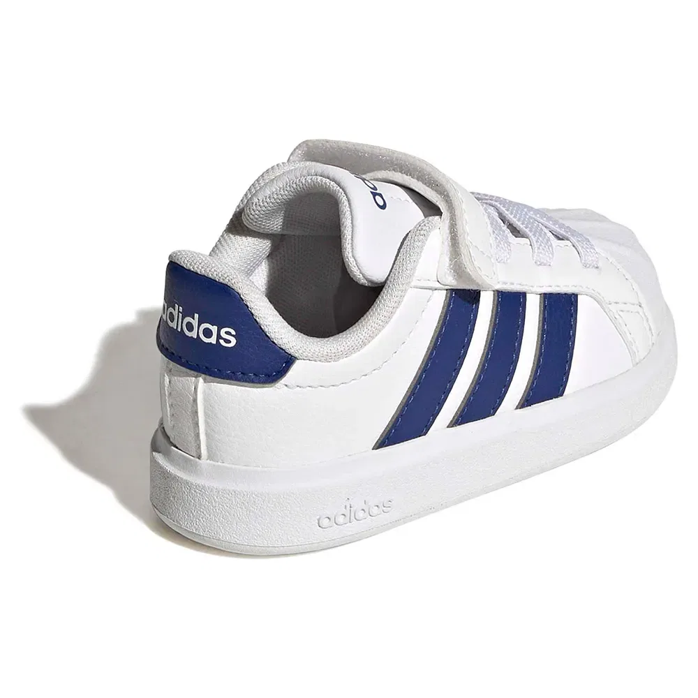 Детские кроссовки для девочек с мыском-ракушкой Streettalk Adidas, White — фото 4
