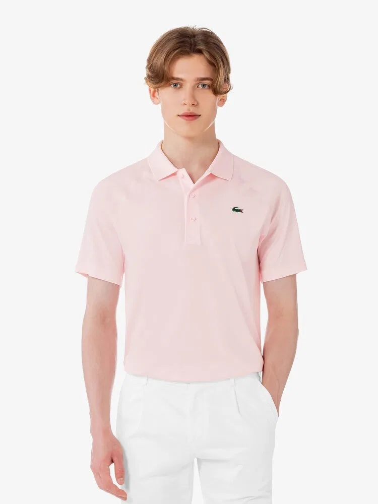 Футболка поло LACOSTE, Pink — фото 4