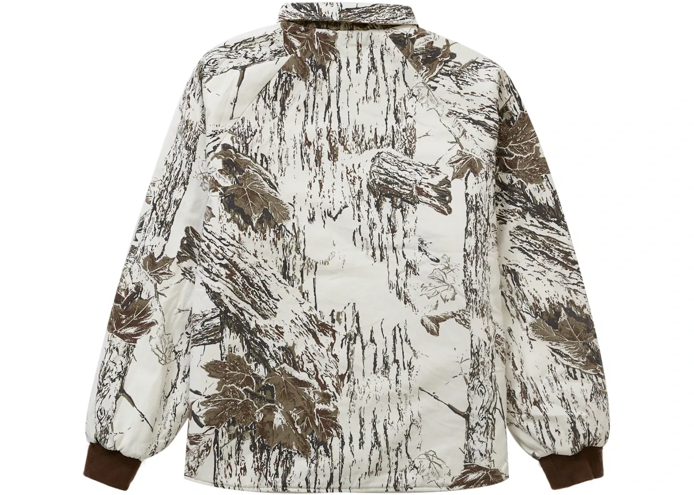 Мужская куртка-пуховик стеганая с принтом Supreme RealTree Snow Camo — фото 2