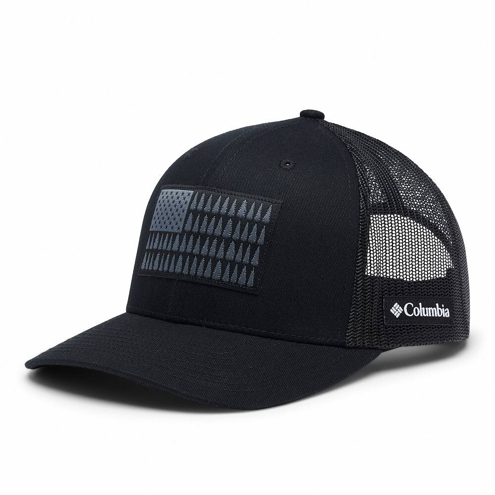 

Мужская сетчатая кепка Snapback с изображением американского флага Columbia Tree, черный