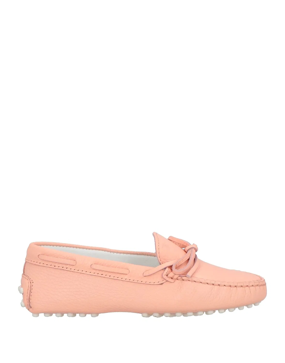 Лоферы из кожи с принтом Tod's, светло-розовый