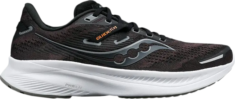 

Кроссовки Saucony Guide 16 Wide Black Orange White, черный, Черный;серый, Кроссовки Saucony Guide 16 Wide Black Orange White, черный