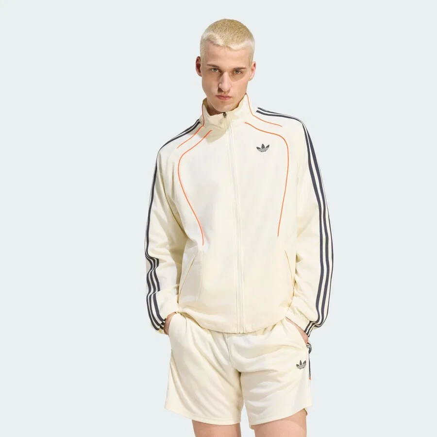 Белая межсезонная куртка ADIDAS ORIGINALS Teamgeist 26 — фото 2