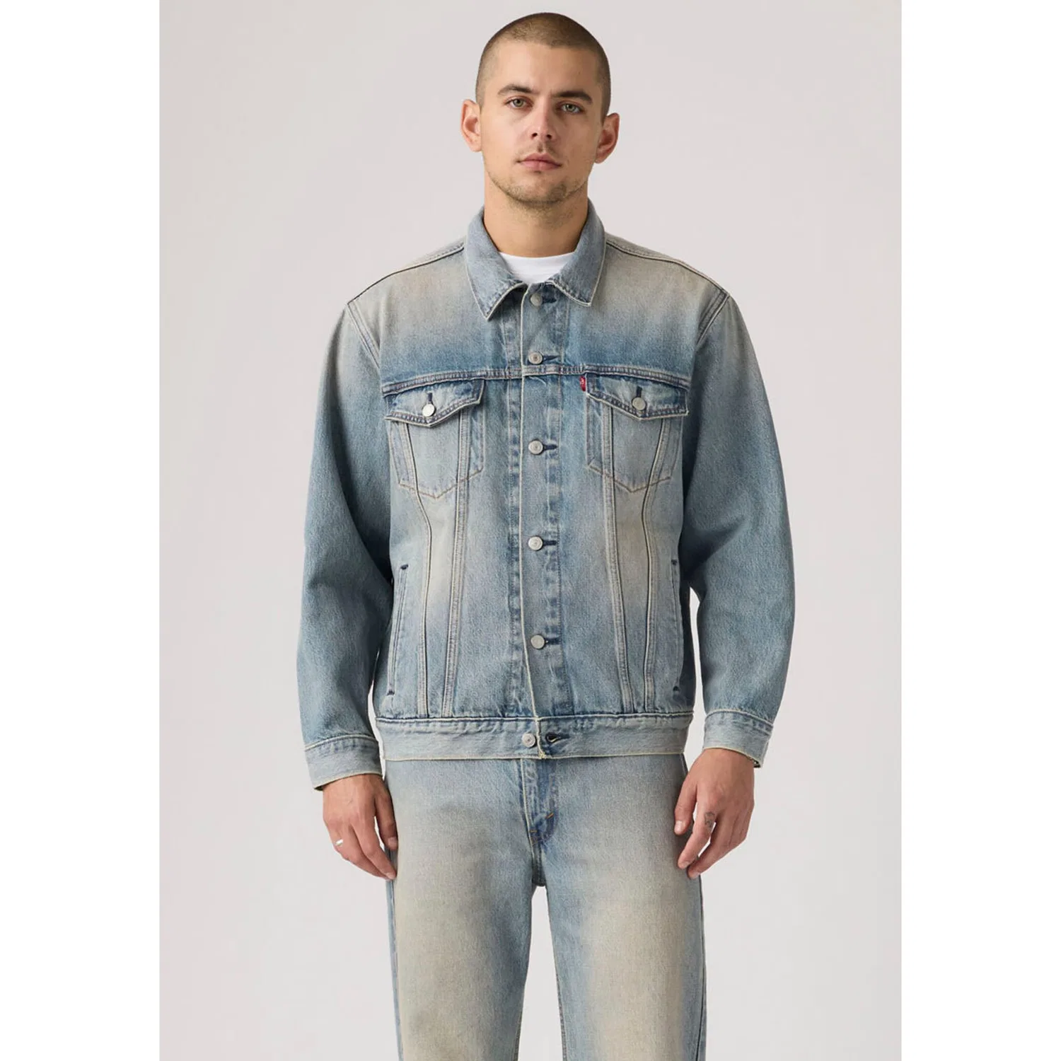 Мужская джинсовая куртка свободного кроя NEW RELAXED FIT TRUCK Levi's, Wherever You Are T
