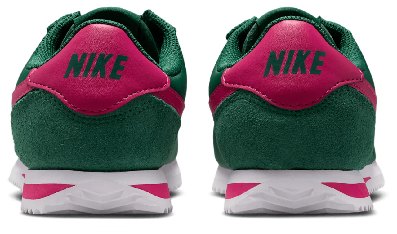 Кроссовки для мальчиков Cortez TXT Nike, цвет Gorge Green/Wild Cherry/White — фото 3