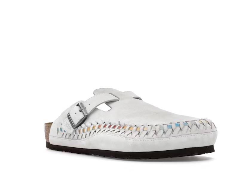 Мюли Birkenstock x Kith Boston Braided, белый — фото 3