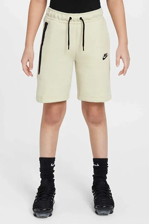 Детские шорты для девочек из флиса Sportswear Tech Fleece Nike, Nude Color