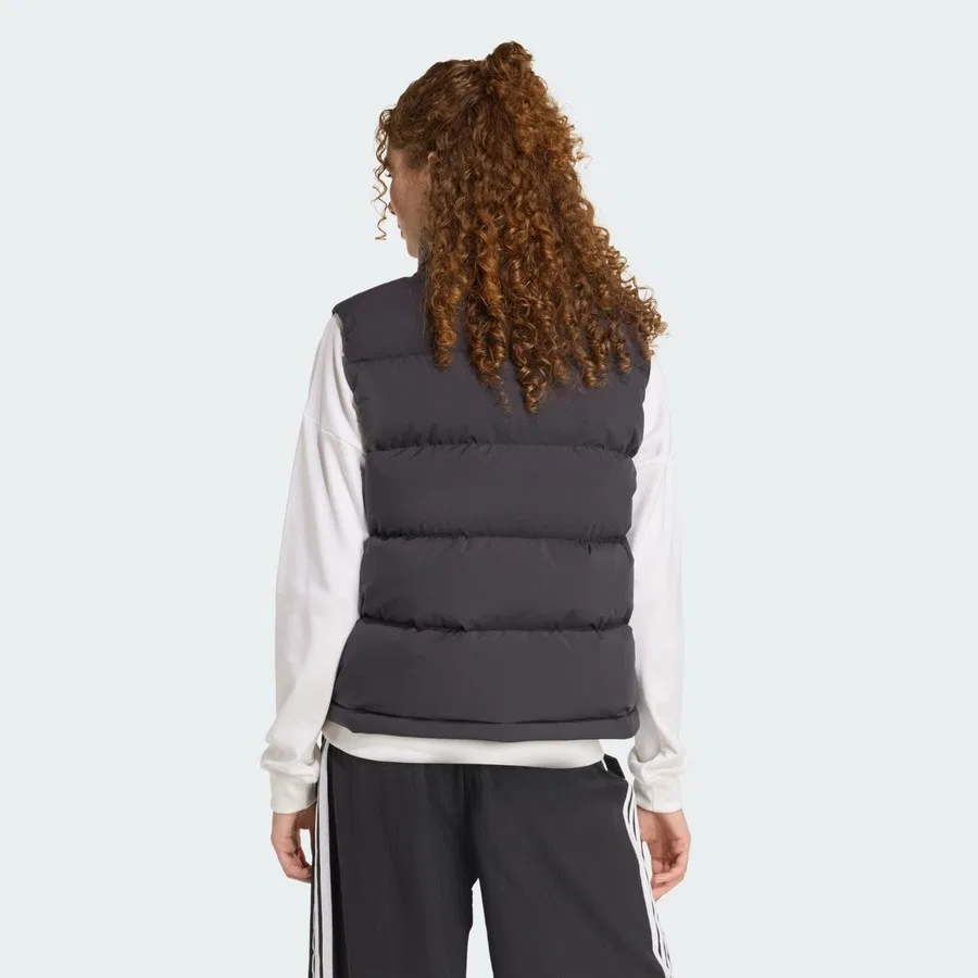 Утепленный жилет Helionic CLIMAWARM Relaxed Down, adidas, Черный — фото 2