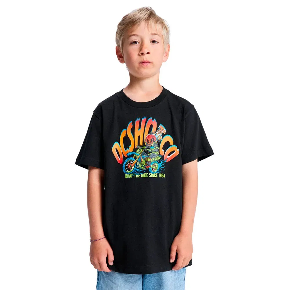 Футболка с коротким рукавом Brap The Ride Dc Shoes, черный