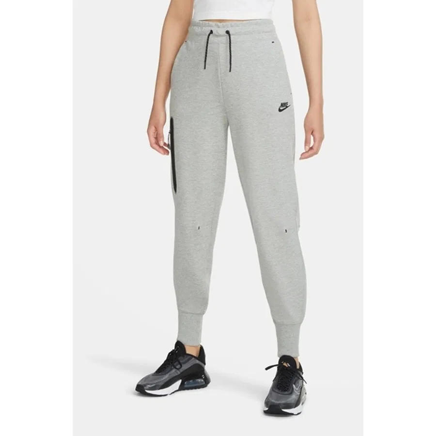 Женские спортивные брюки Tech Fleece с утягивающим кроем, Nike, Серый
