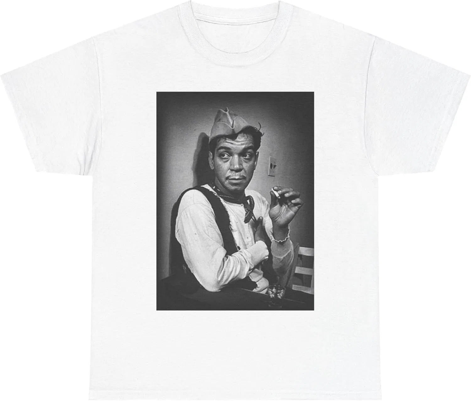 Женская футболка с принтом Cantinflas Por Siempre, белый