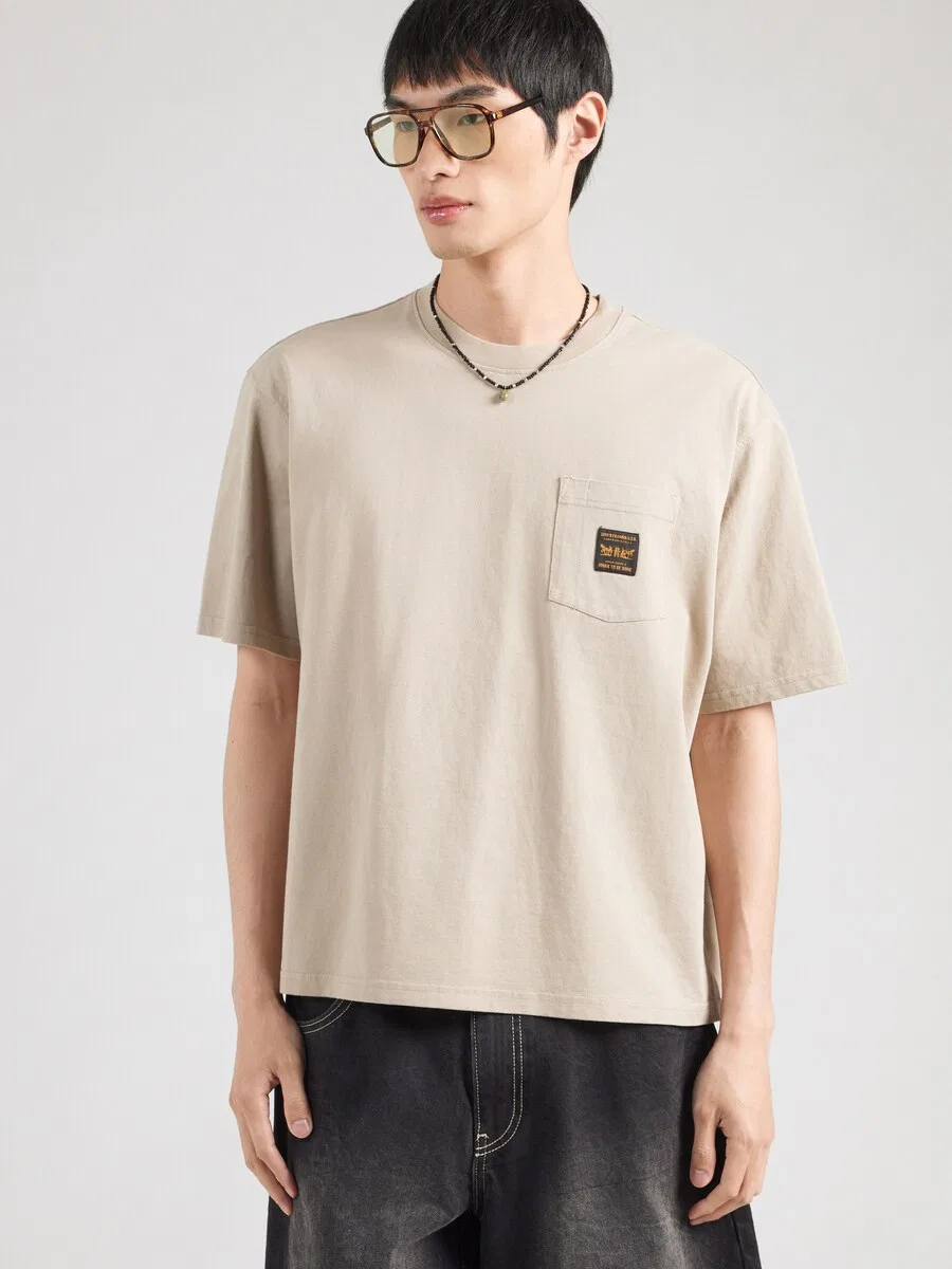 Футболка LEVI'S WORKWEAR светло-бежевого цвета — фото 2