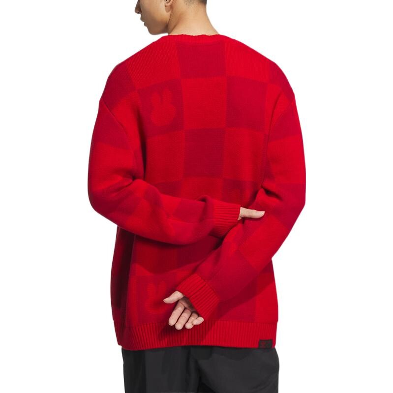 Толстовка CNY MIFFY унисекс красная Adidas Originals, красный — фото 3
