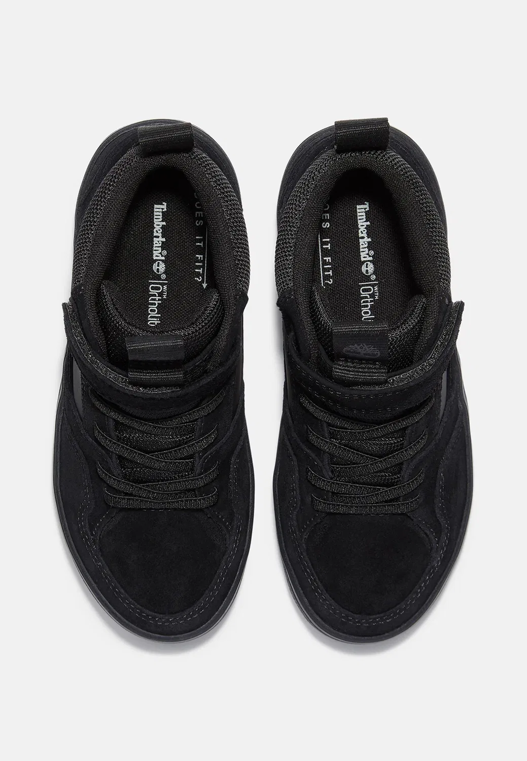 Кроссовки средней длины на липучке. - обувь для скейтбординга Timberland, Black — фото 3