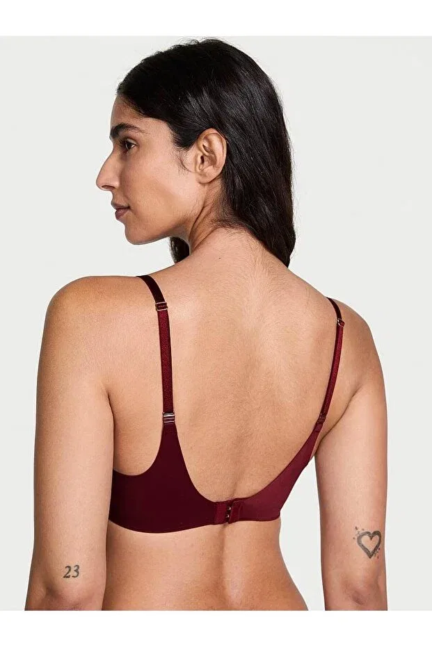 Женский бюстгальтер без косточек Victoria'S Secret, Dark Burgundy — фото 2