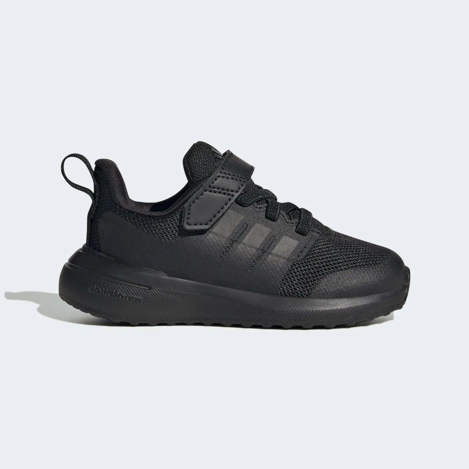 Детские кроссовки с эластичными шнурками FortaRun 2.0 Cloudfoam Adidas, Schwarz Carbongrau — фото 2