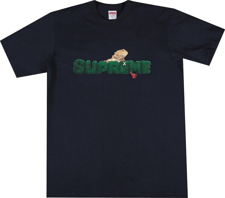 

Футболка Supreme Lizard Tee 'Navy', синий