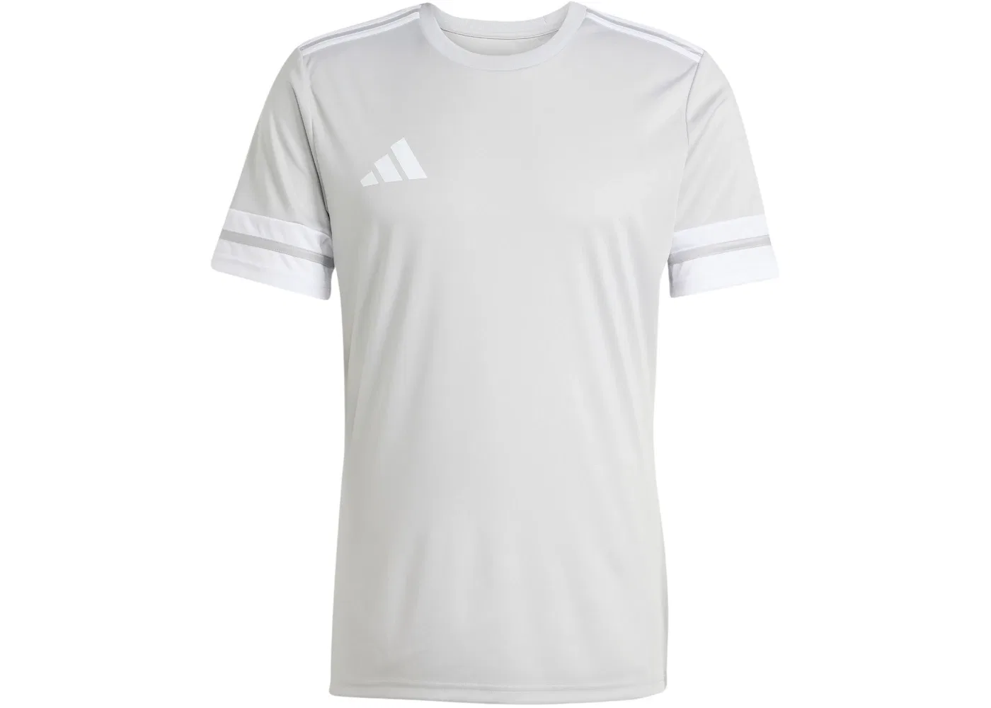 Мужская футбольная футболка Team Light Grey White Adidas, Team Light Grey White