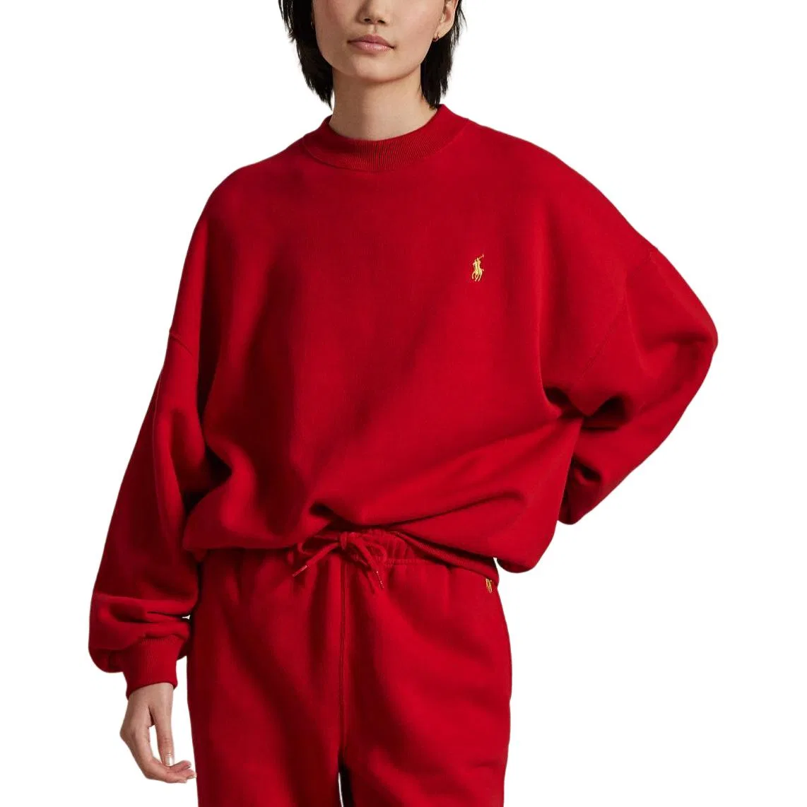 Женский свитшот с круглым вырезом Red Polo Ralph Lauren, Red — фото 3