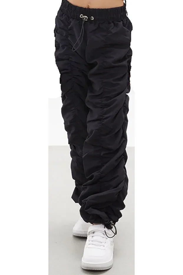 Детские брюки для девочек хлопковые Irem Çocuk Giyim, Black