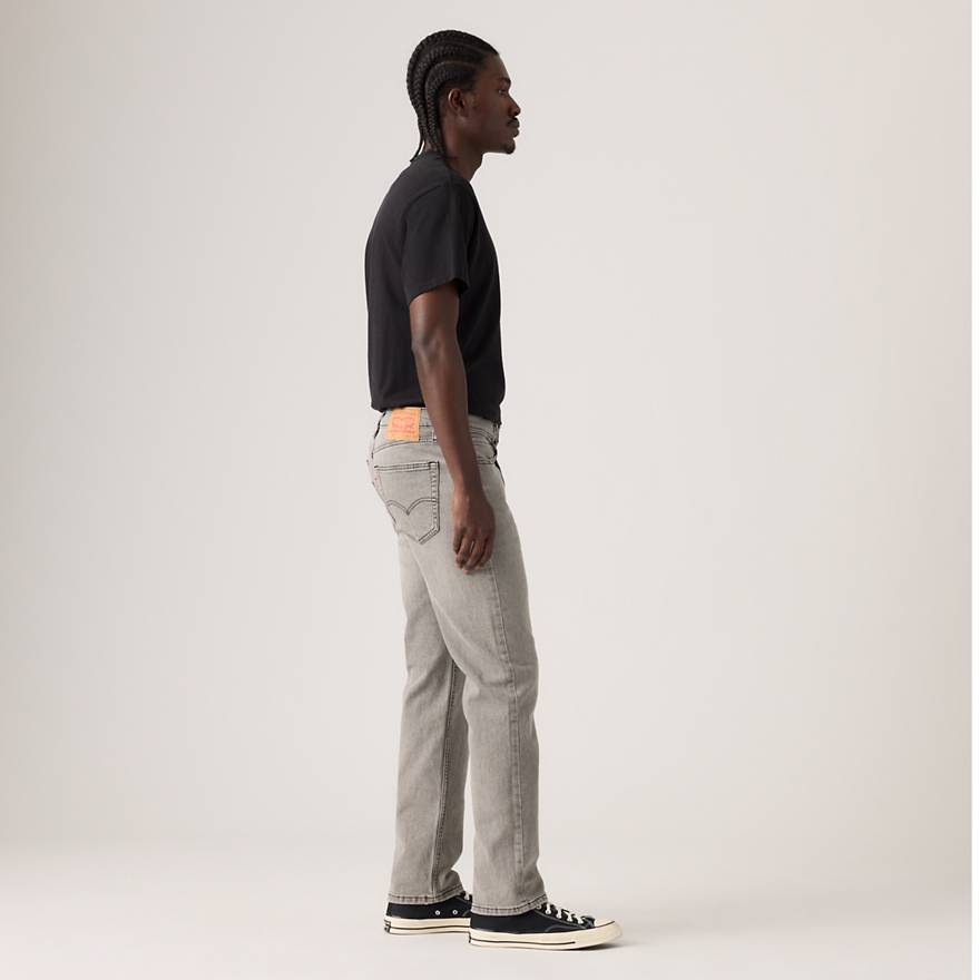 Мужские джинсы Levi's 514 Straight Fit Cut, серый — фото 4