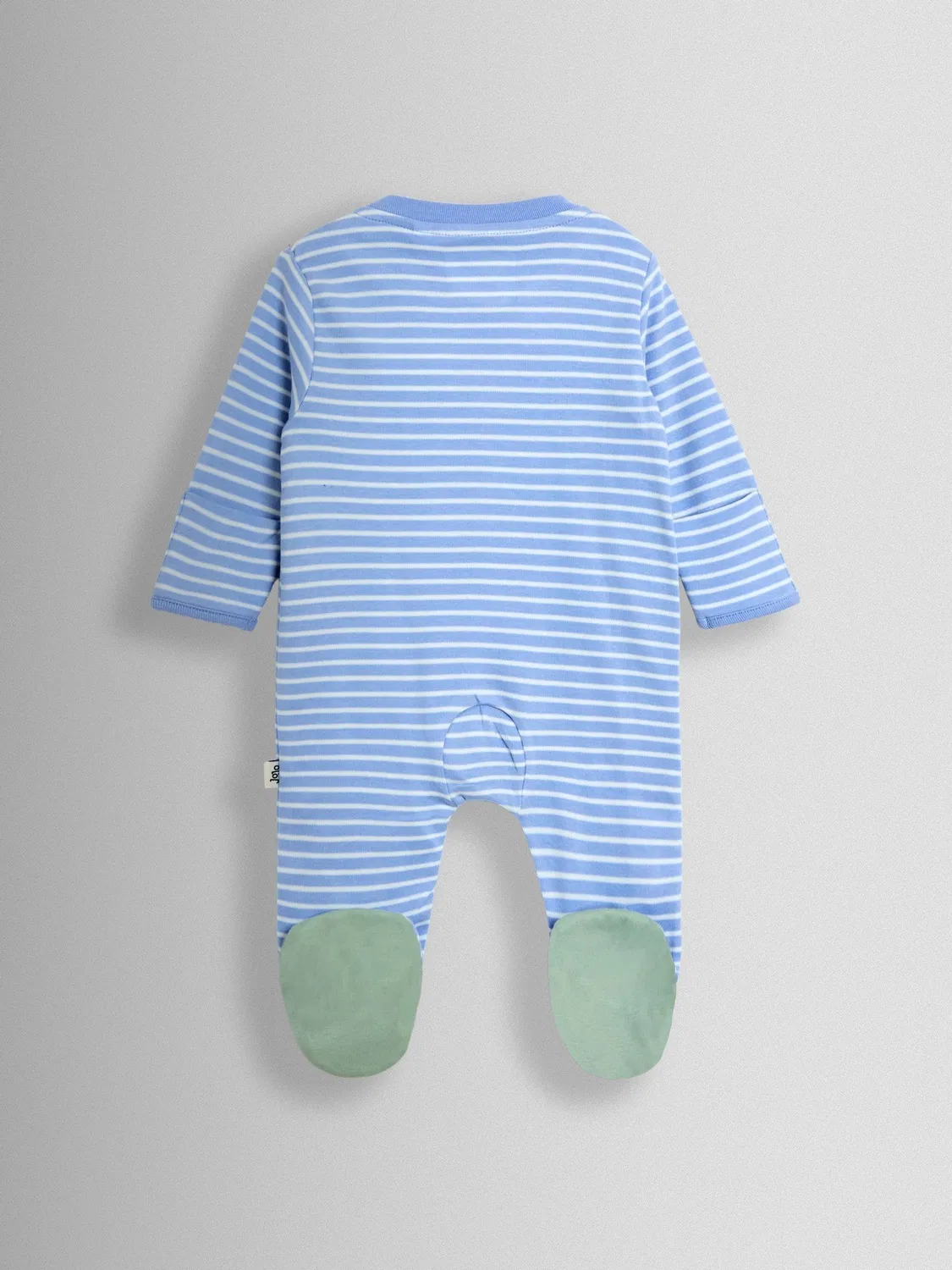 Комбинезон с драконом, хлопок, JoJo Maman Bébé, синий в полоску — фото 3