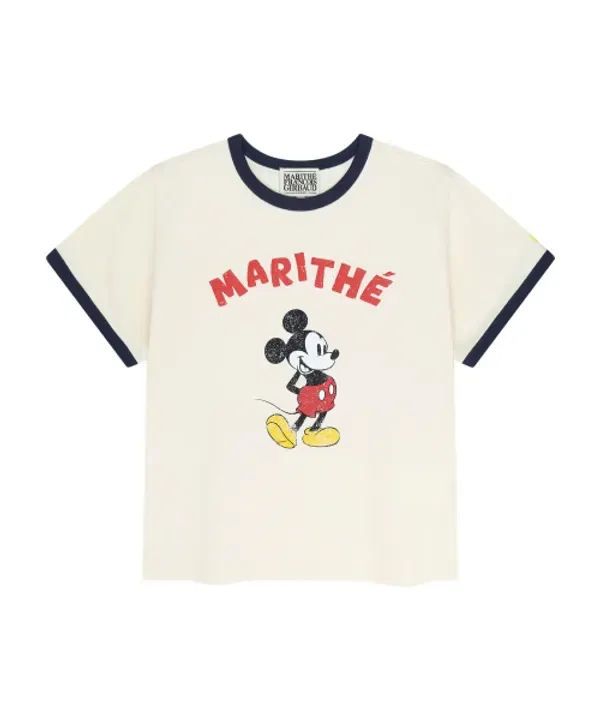 Футболка с коротким рукавом Disney Mickey Kids, Мариште Кидс, кремовый — фото 2