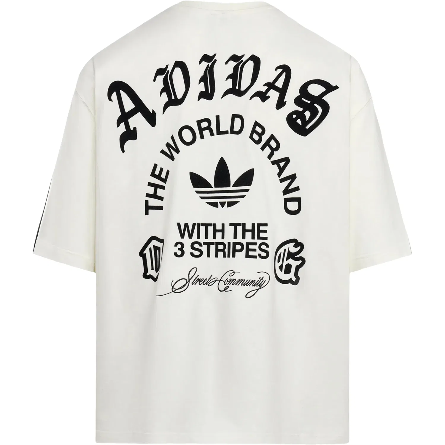 Мужская футболка T-Shirt Asia Sizing 'Off White' adidas, Off White — фото 2