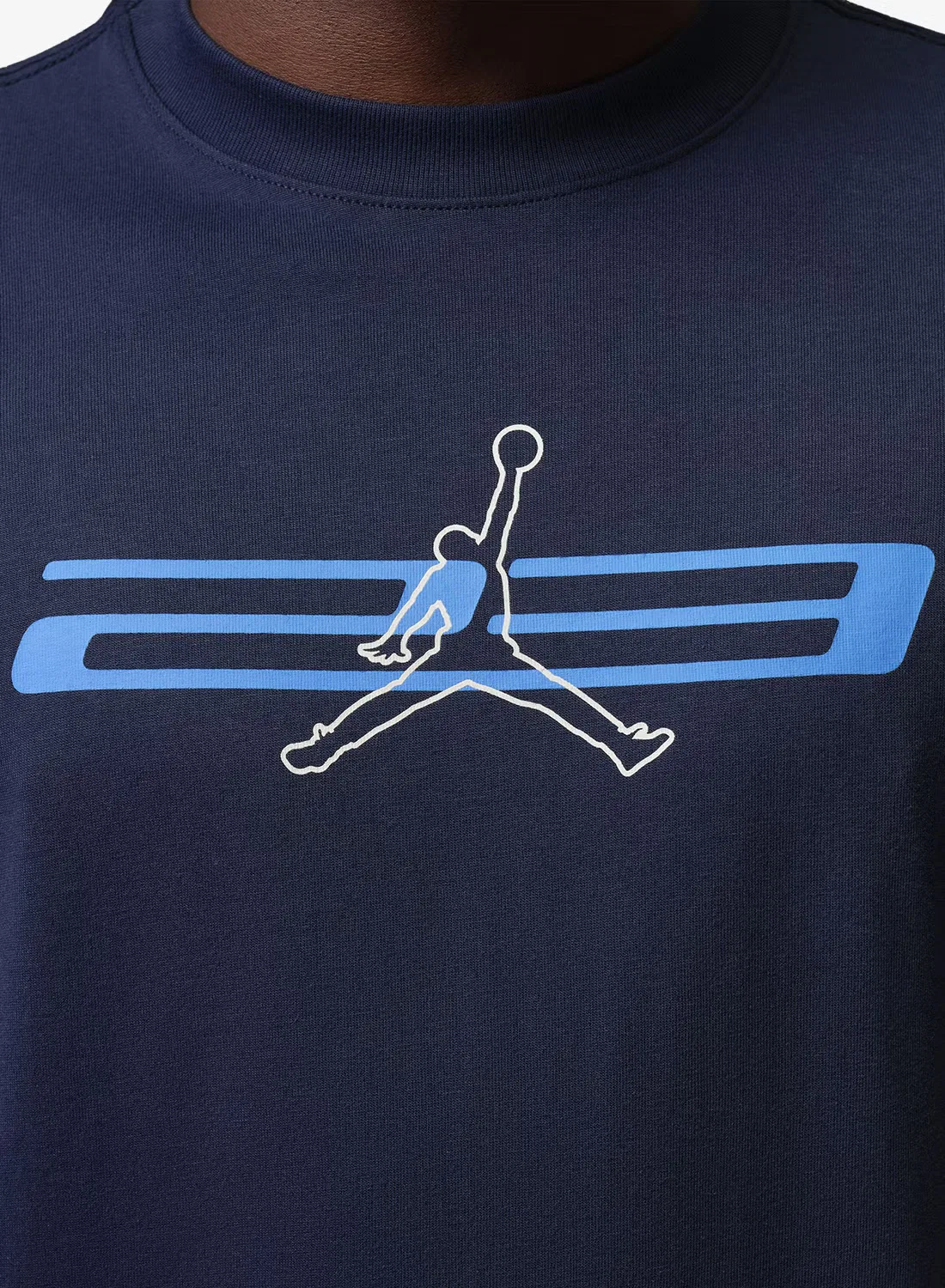 Футболка с графическим принтом Dri-Fit Jordan, темно-синий — фото 3