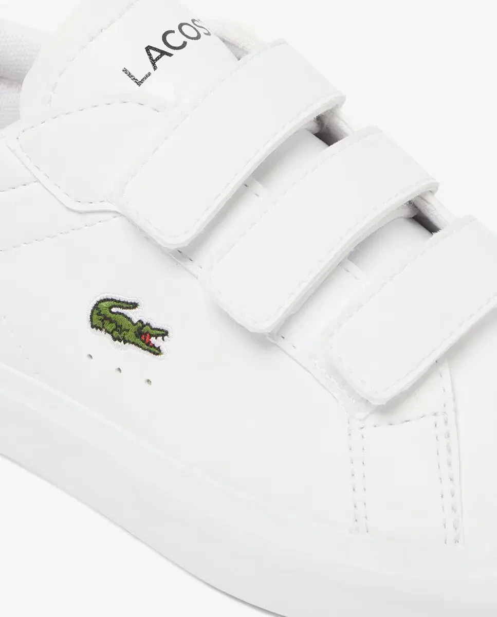 Детские кроссовки для мальчиков Powercourt Lacoste, Blanco — фото 4