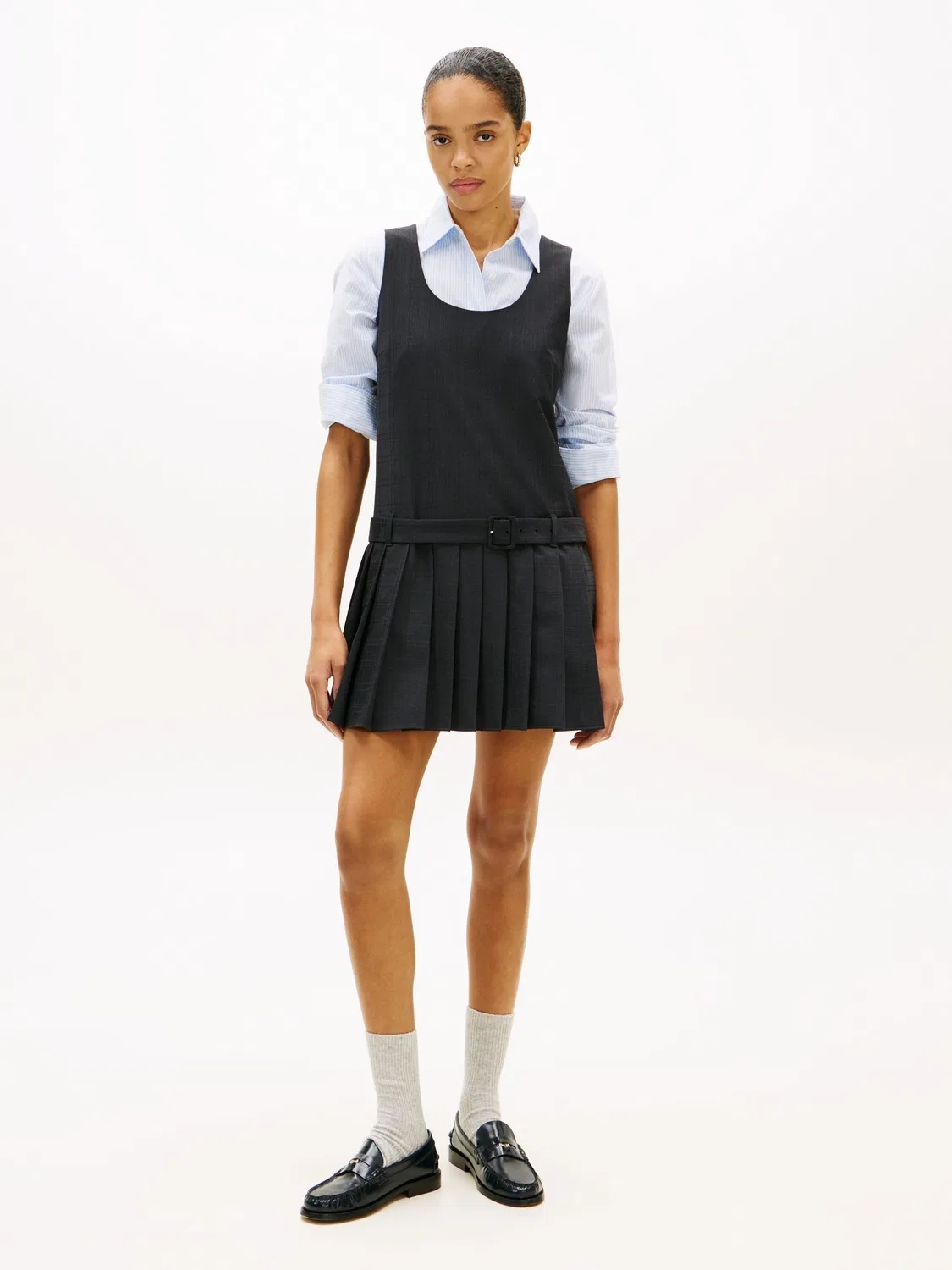 Платье-футляр в клетку Tommy Hilfiger, серый