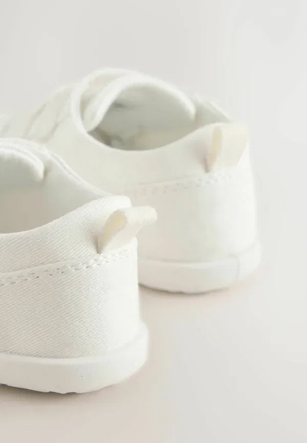 Кроссовки для ползания Regular fit - touch fastening baby crawler trainers, Next, белый — фото 4