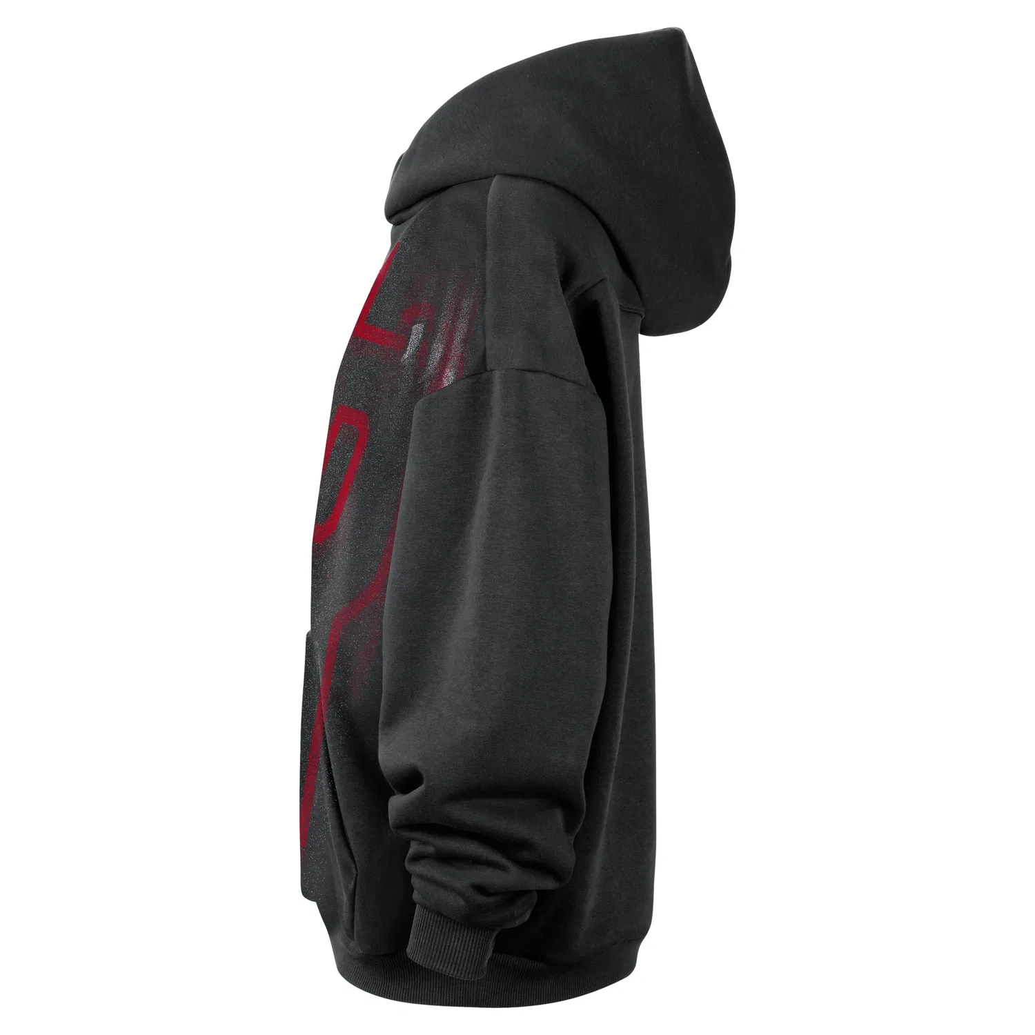 Мужское худи для баскетбола Toronto Raptors Standard Issue Therma-FIT Fleece Hoodie 'Black White' Nike, Black/White — фото 2