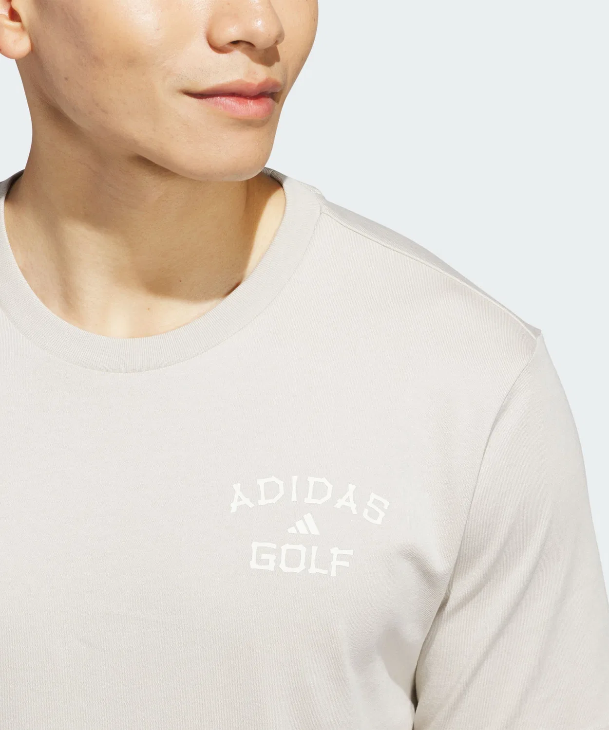 Мужская футболка с графическим принтом Chip In Paradise Adidas, Серый — фото 4