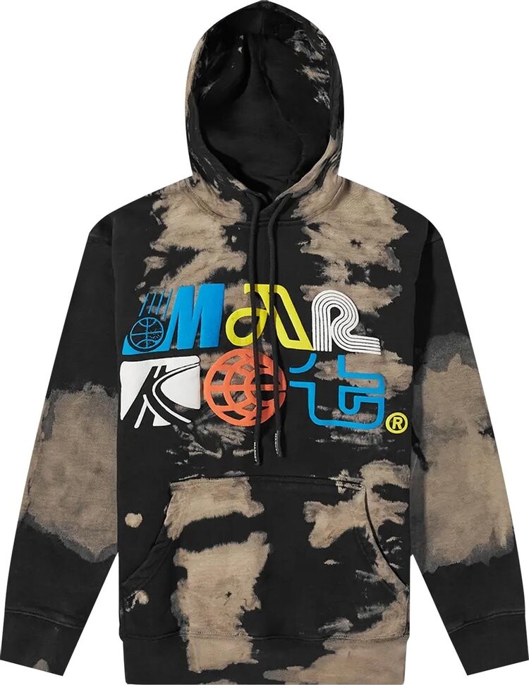 

Худи Market Air Transit Puff Tie Dye Hoodie 'Bleach Tie Dye', разноцветный