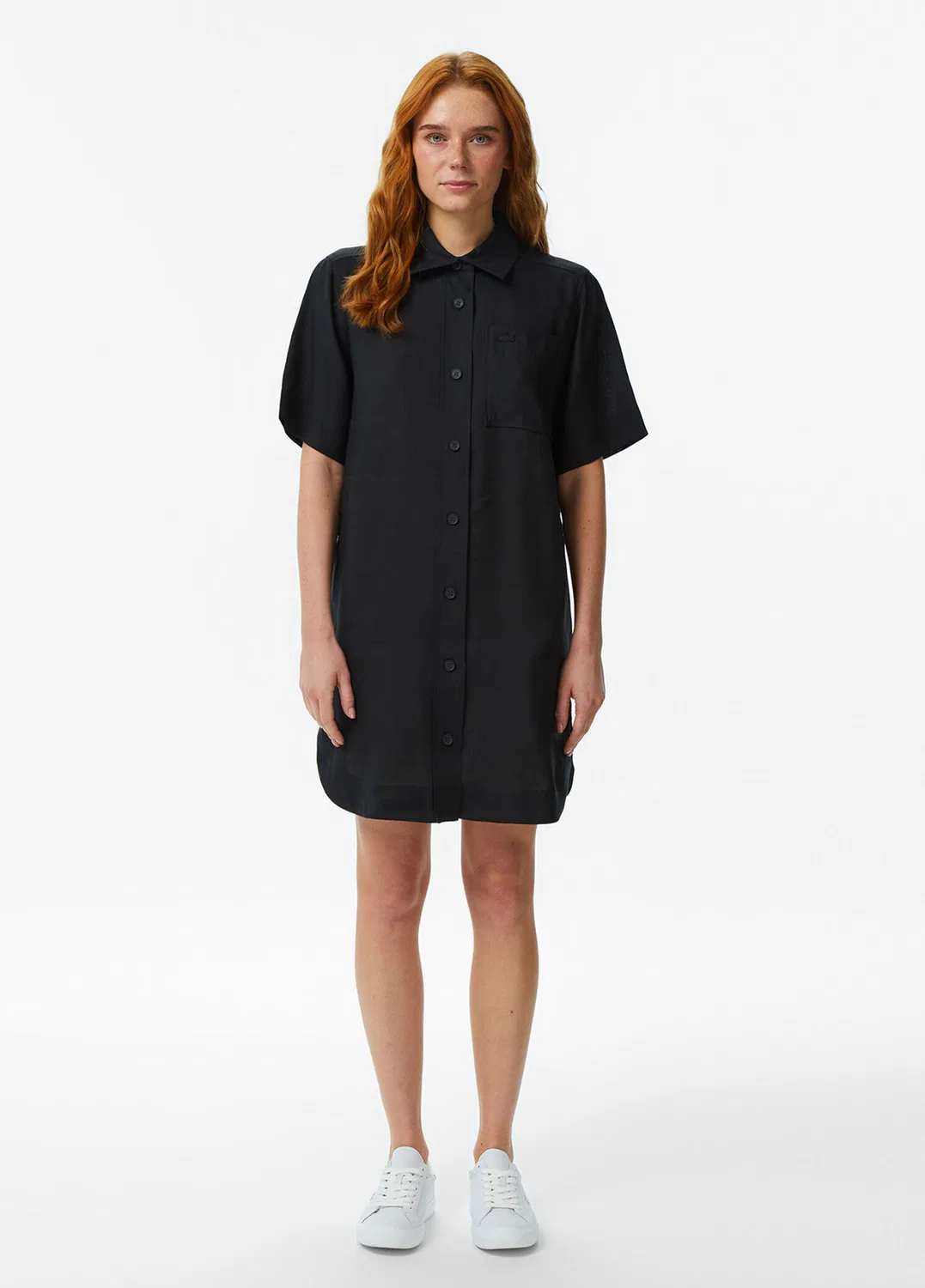 Платье Lacoste свободного кроя, black — фото 4