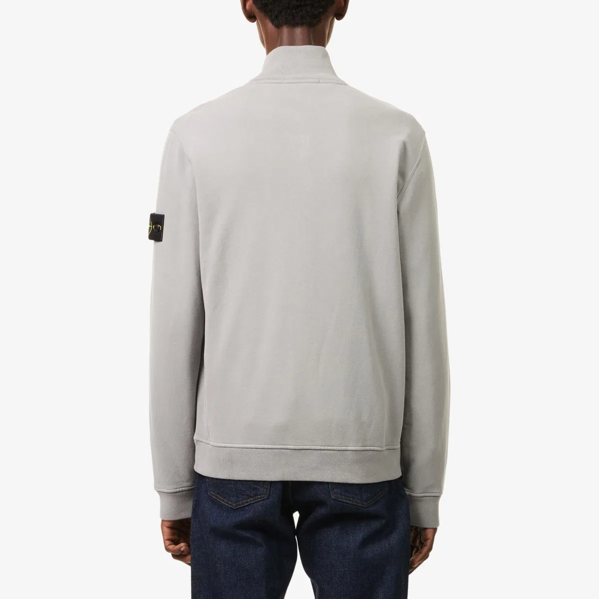 Куртка Compass-badge из ворсистого хлопкового трикотажа Stone Island, серый — фото 4