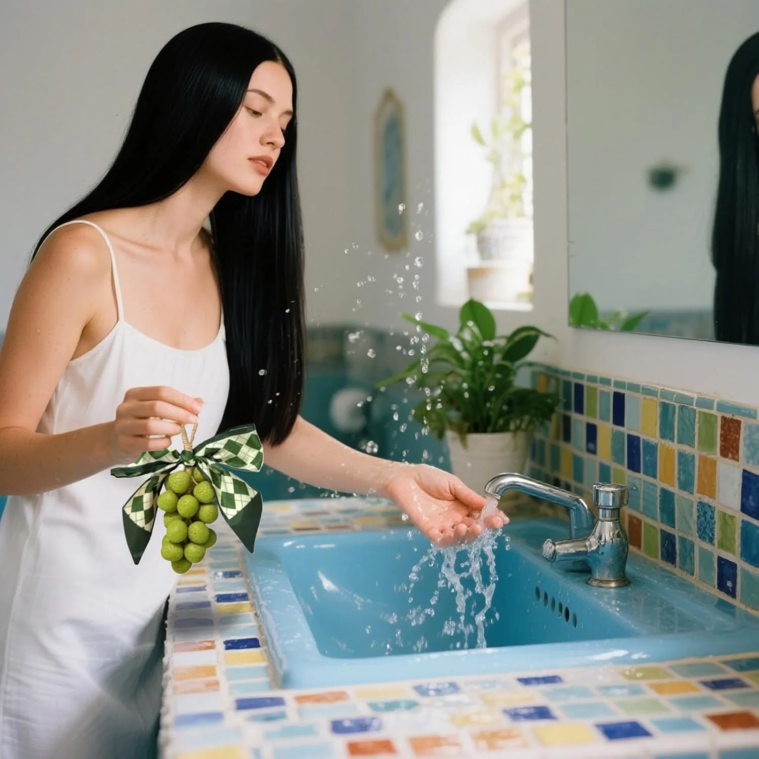 Мыло для тела виноградное, Generisch, 350 г, Зеленое — фото 3