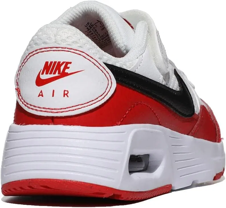 Детские кроссовки для мальчиков Air Max Sc Nike, White/Red/Black — фото 3