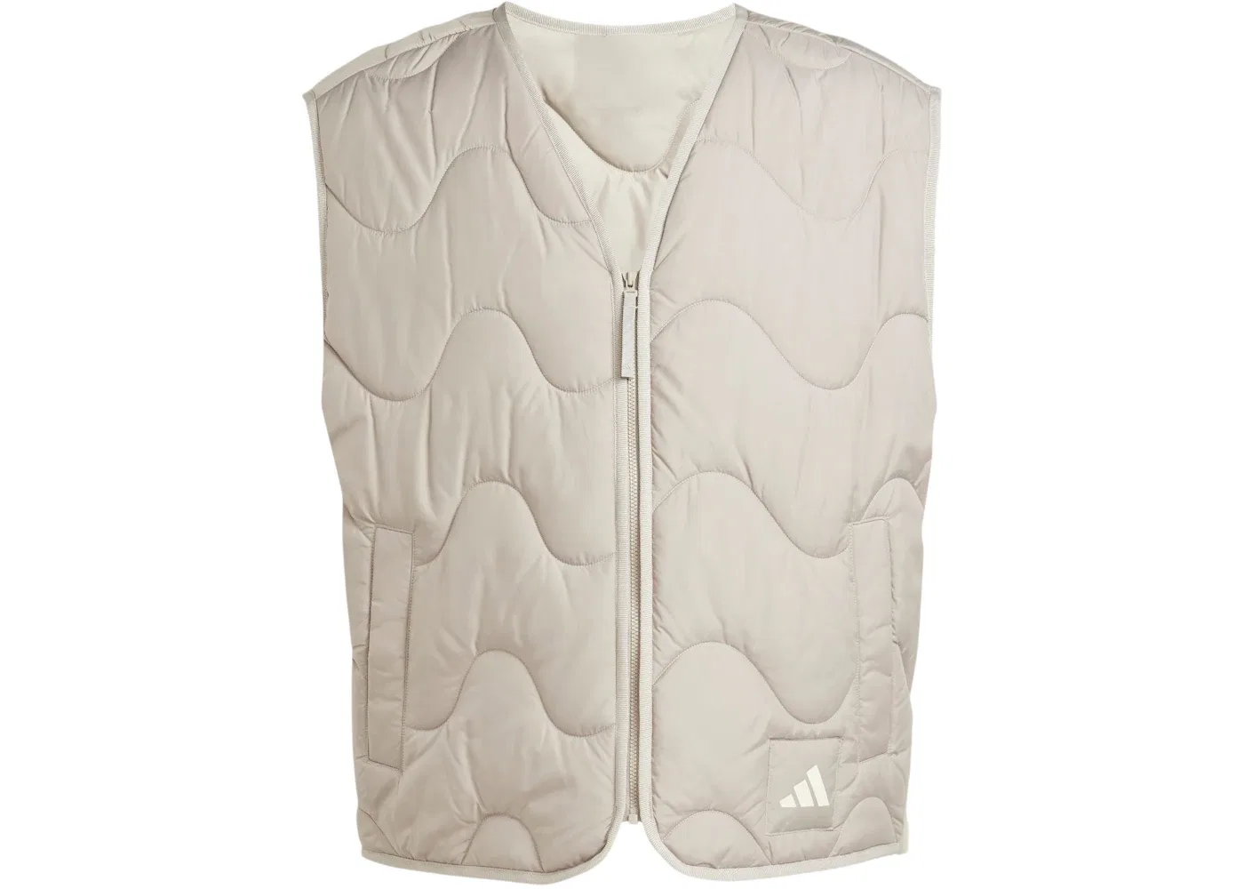 Мужской жилет Adidas Nuganic Light Insulation, цвет Putty Beige