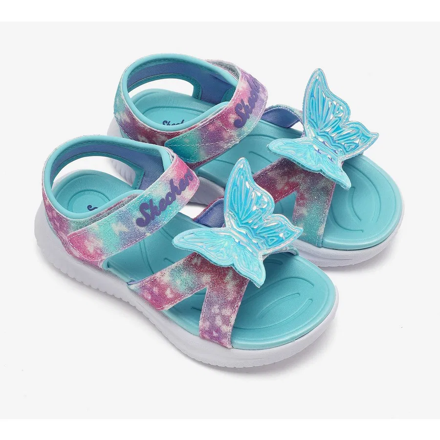 Сандалии с подсветкой Butterfly Brites Skechers, Сине-разноцветный — фото 4