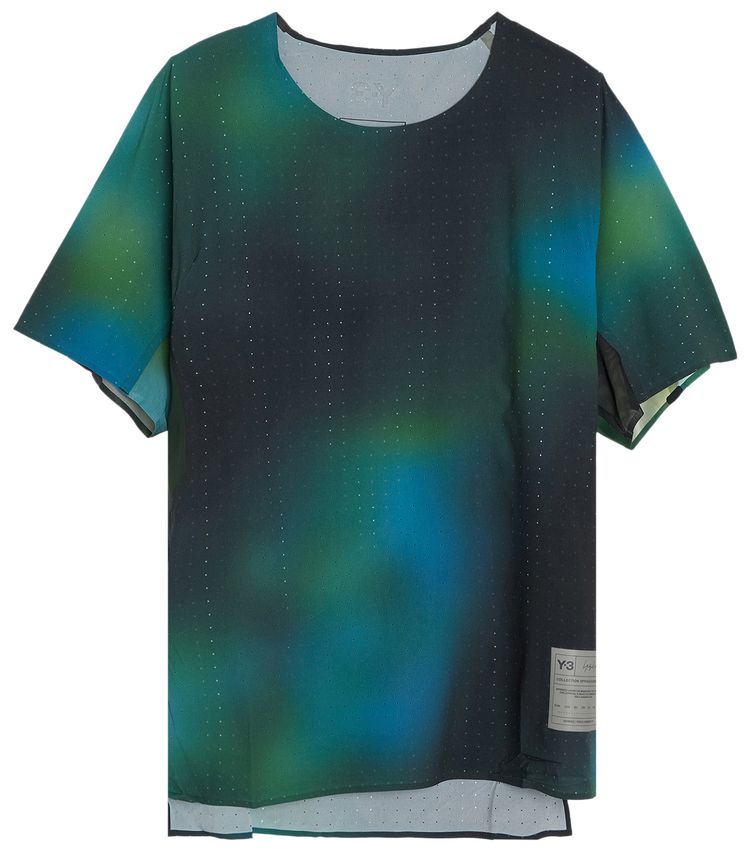 

Футболка Y-3 All Over Print Run Short-Sleeve T-Shirt 'Multicolor', разноцветный