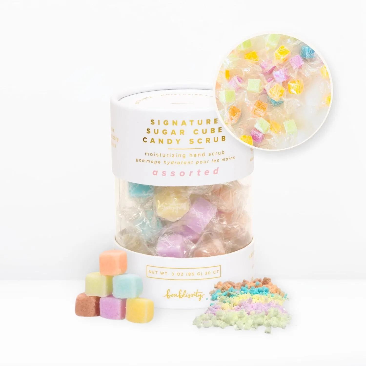 Скраб для тела Sugar Cubes, Bonblissity, 30 шт, Brown Sugar Vanilla