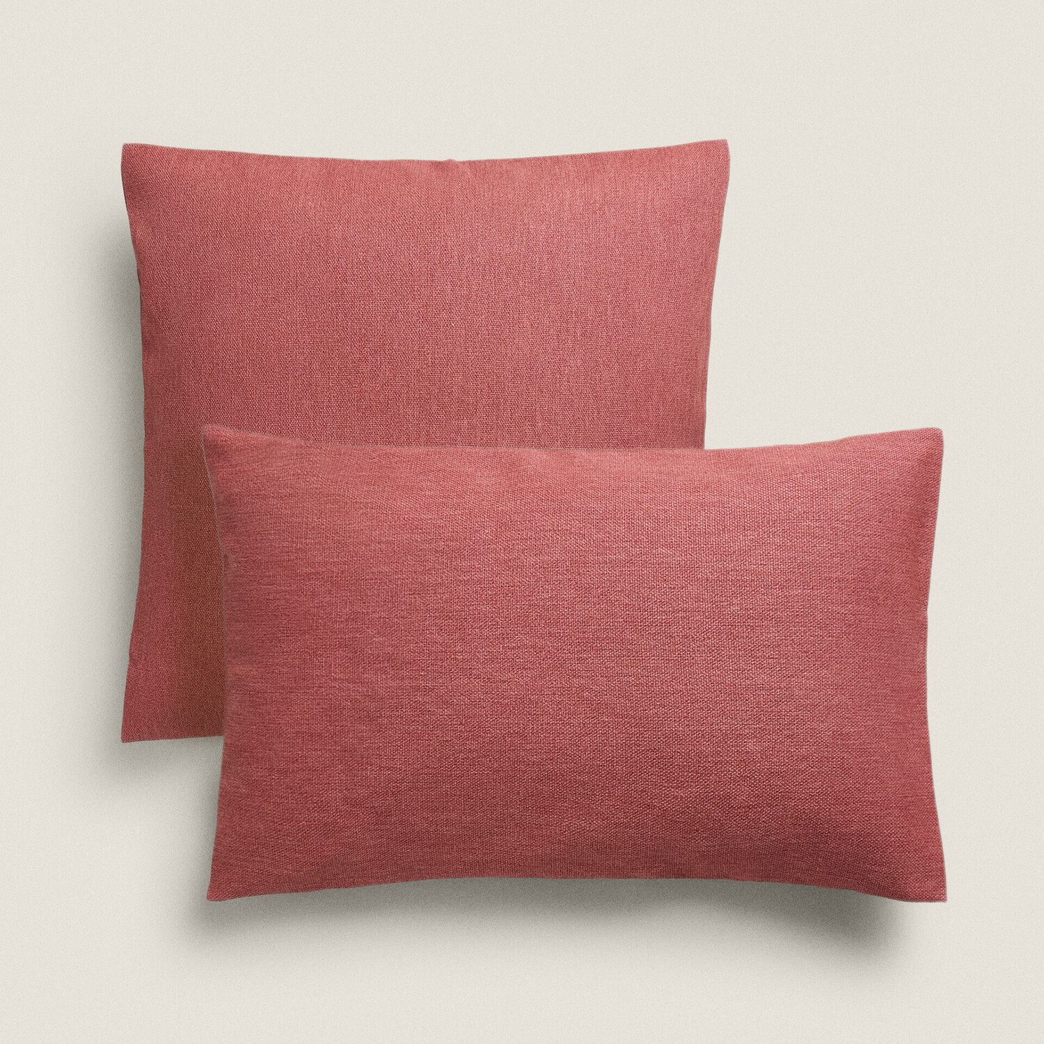 

Чехол для подушки Zara Home Plain, темно-розовый