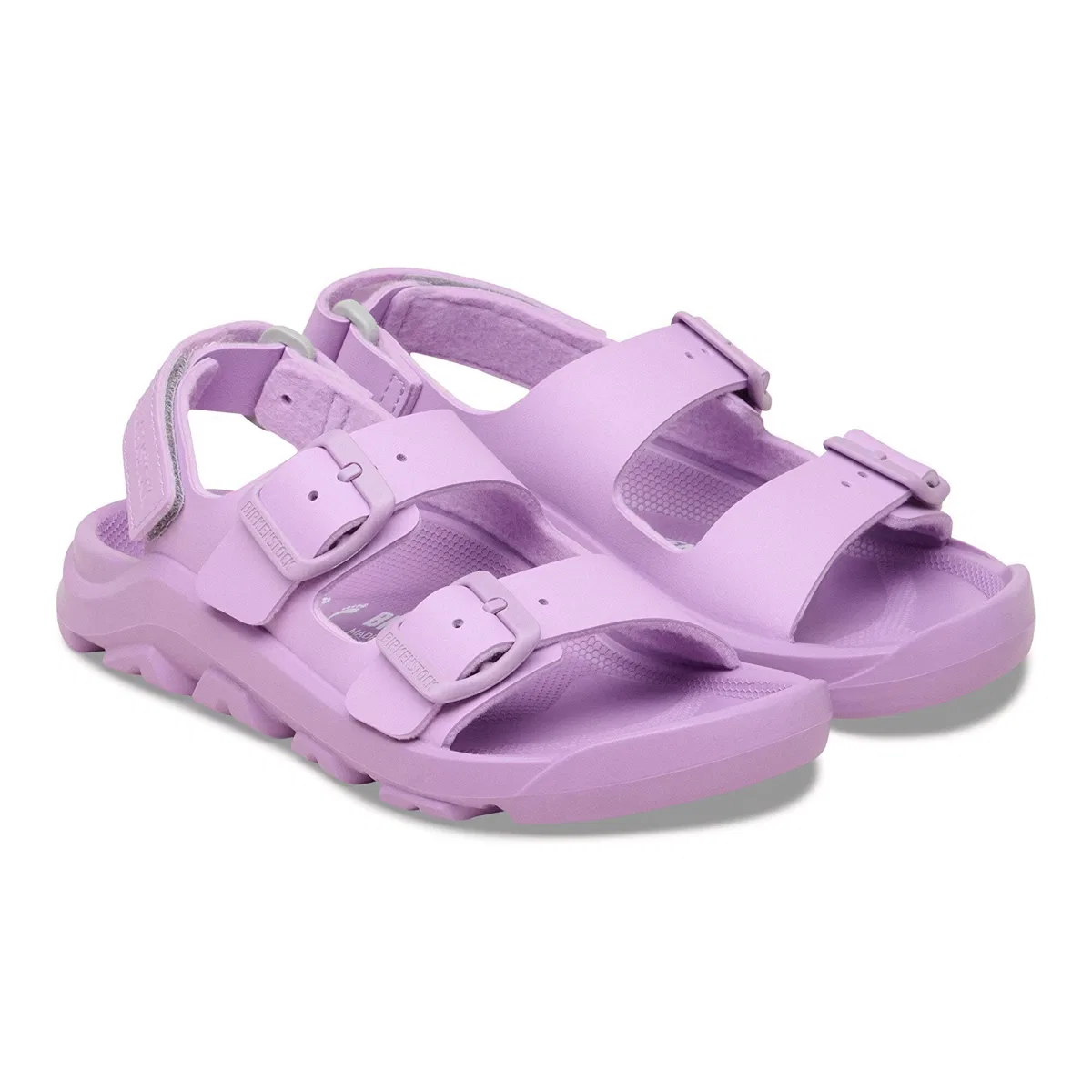 Детские сандалии с застежкой-липучкой Mogami Birkenstock, Crocus Birko Flor — фото 3