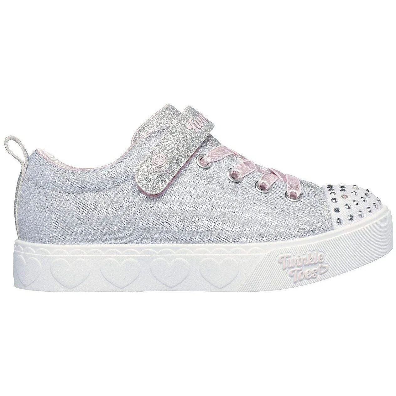 Детские кроссовки Skechers Heart Steps - Shimmer Sweetie, Grau — фото 4