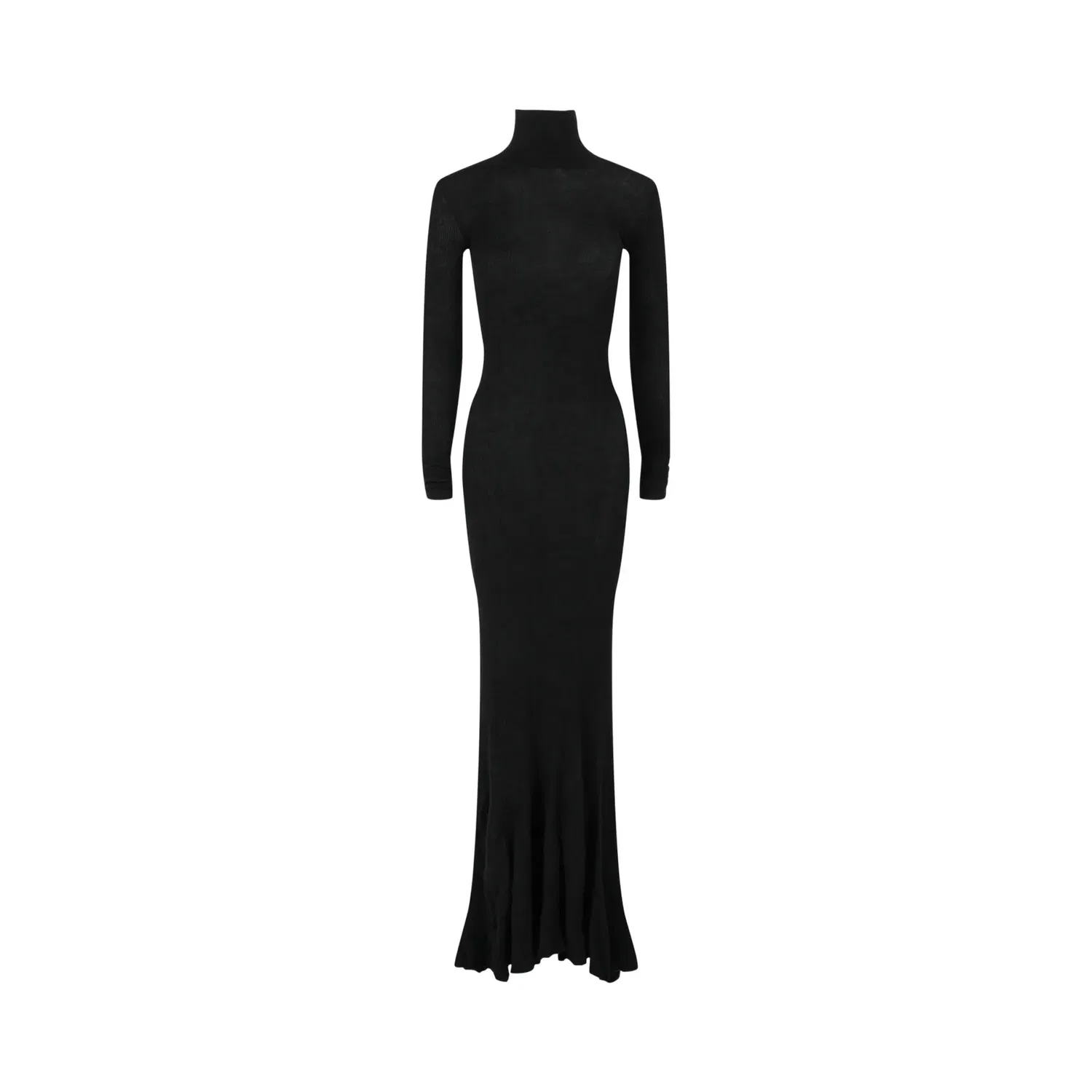 Платье Maxi Godet Balenciaga, Black