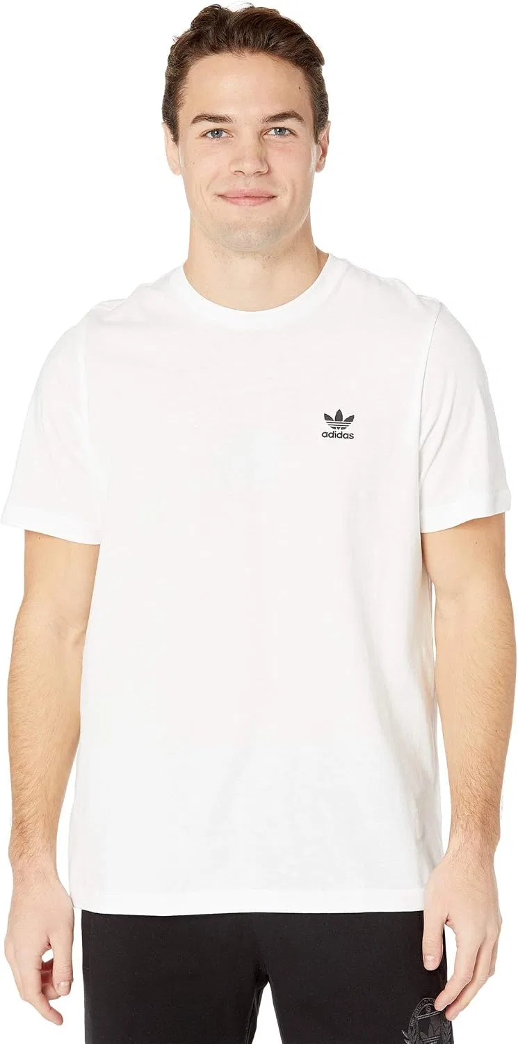 Мужская футболка с логотипом Trefoil adidas Originals, White