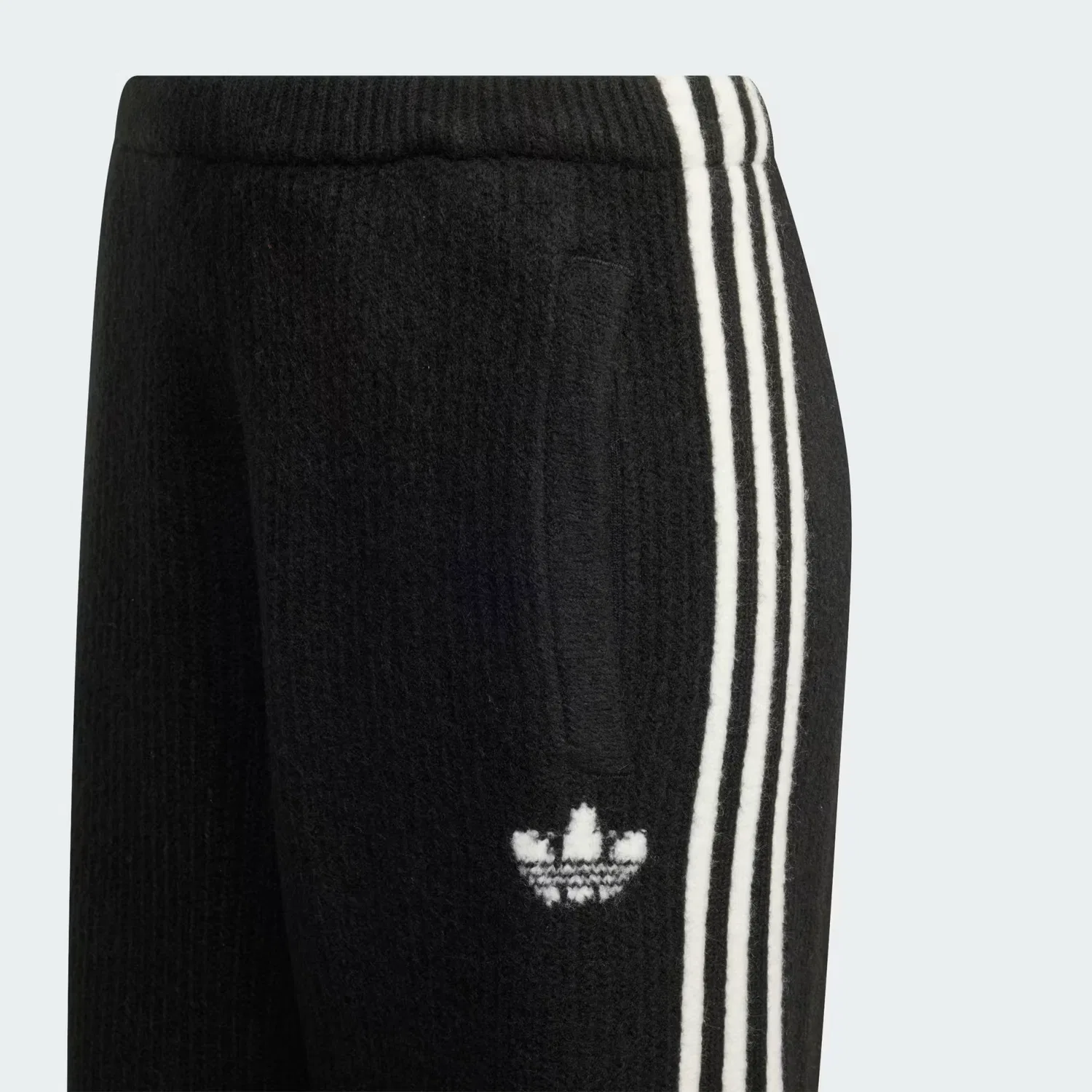 Женские вязаные брюки свободного кроя с эффектом баллона Jennie Knitted Loose Pants Adidas Originals, черный — фото 4