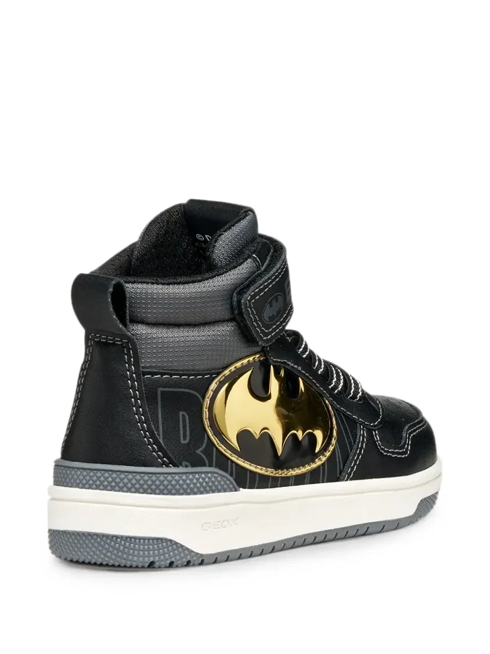 Кроссовки на липучках Geox Kids X DC Comics Batman, черный — фото 3